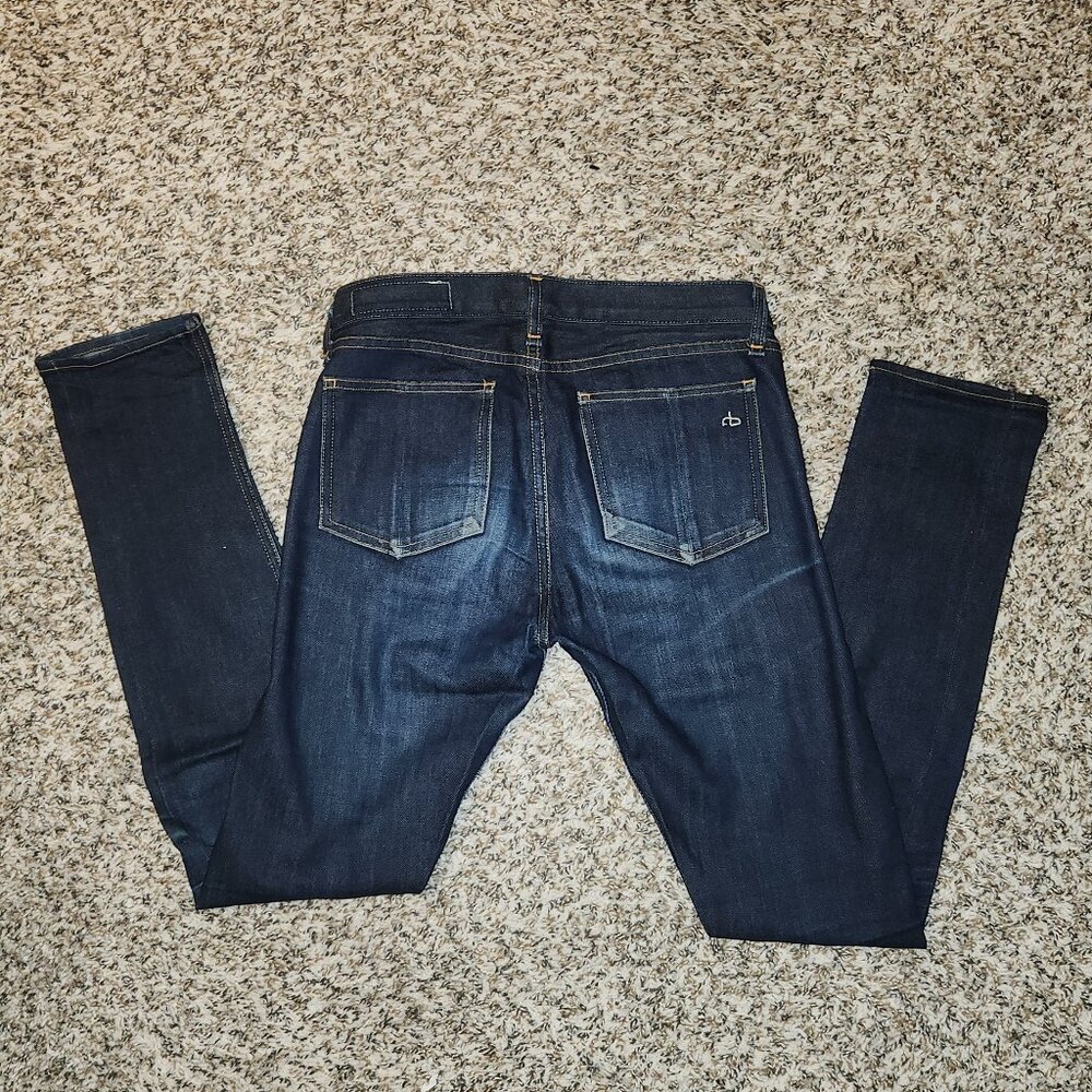 Rag & Bone Skinny Selvedge Raw Denim Jeans – Made in USA 👖✨26x31, EUC $279 MSRP - Picture 3 of 12